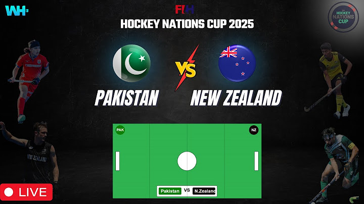 Pakistan Vs New Zealand Hockey Nations Cup 2025 | Live Ball Tracker and Match Analysis