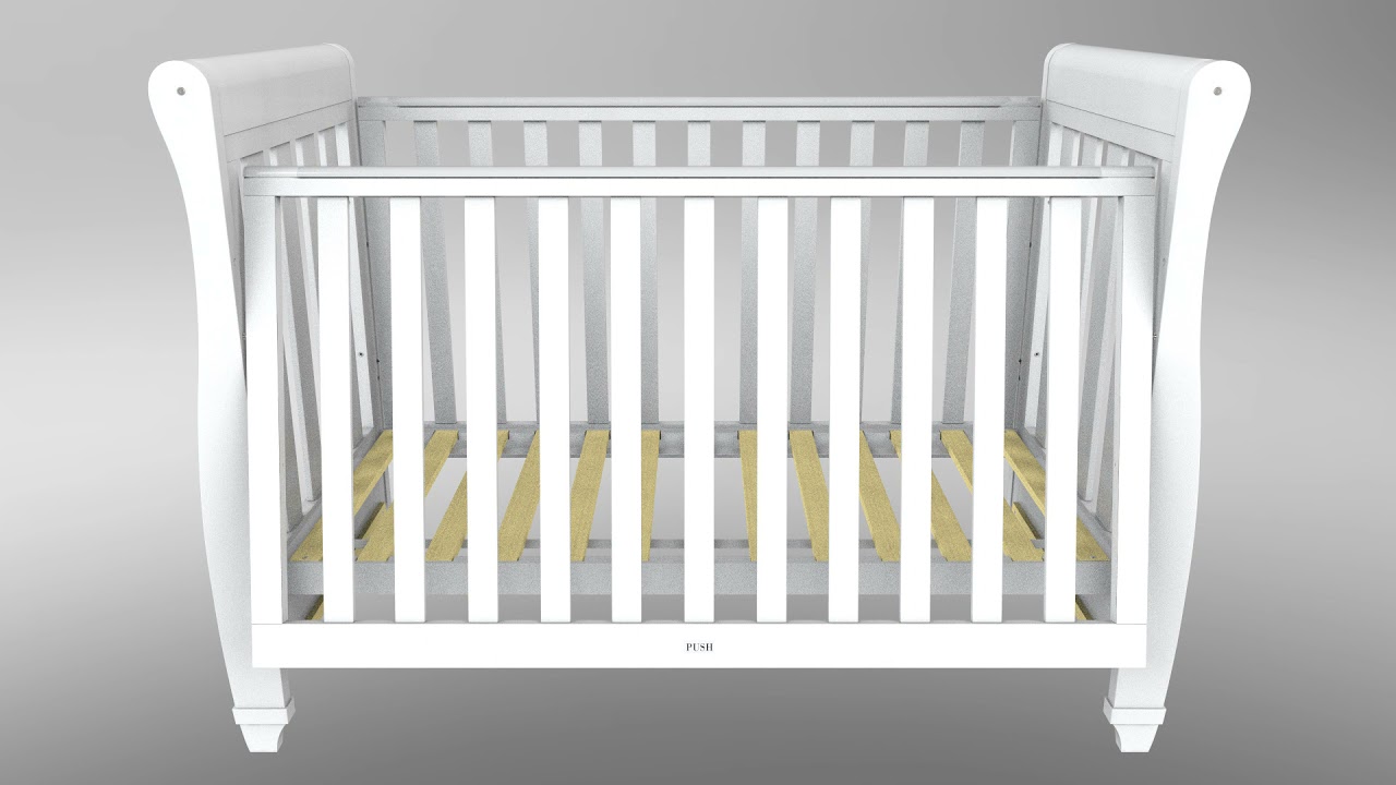 eva sleigh cot bed