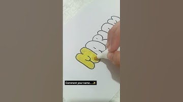 MARIAM in bubble letters #asmr #subscribe