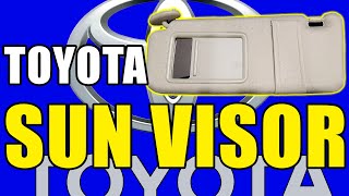Toyota Sun Visor Won't Stay Up? Replace It For Under $25