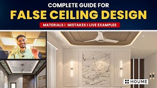 False ceiling: Right Material? Mistakes? Cost? False Ceiling designs? #interiordesign #houmeindia