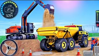 Heavy Excavator Simulator 2024 - City Road Construction Simulator 3D Game - Android Gameplay screenshot 5