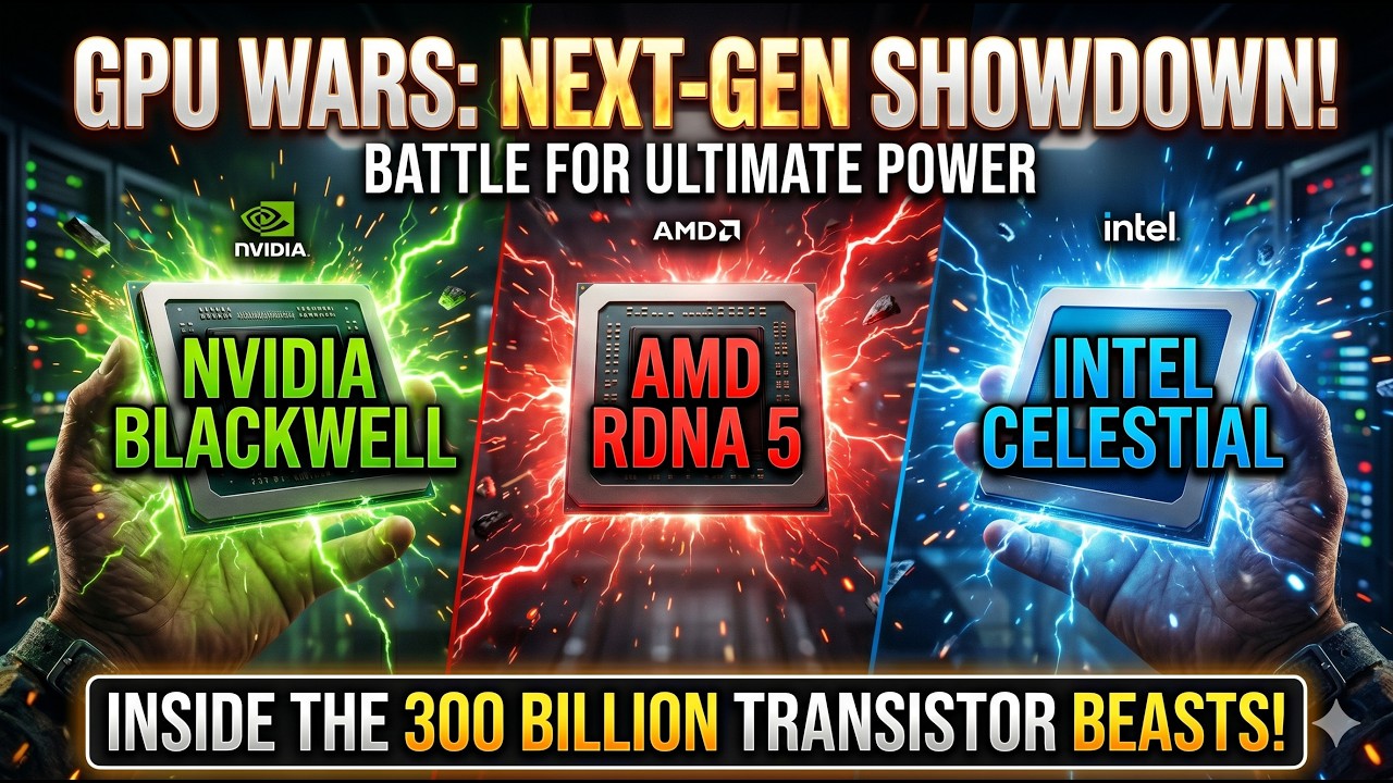 GPU Wars: NVIDIA Blackwell vs AMD RDNA 5 vs Intel Celestial.Inside the ...