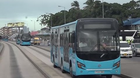 Dar-es-salaam rapid transport system transforms city public transport.