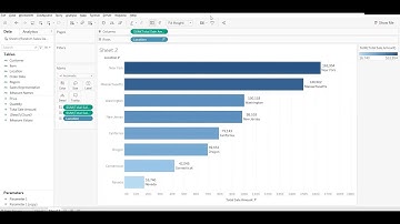 How To Create a Basic Horizontal Bar Chart in Tableau in addition to Sort & Filter options