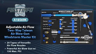 FIRSTINFO A18569KUS Two-Way Taiwan Air Blow Gun, Windstorm Master Kit, Adjustable Air Flow screenshot 5