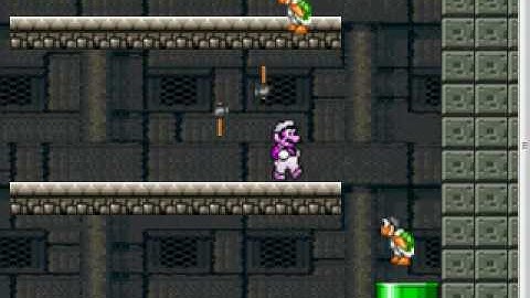 Super Mario Flash Custom Stage Bowser Castle