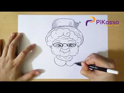 How to Draw Grandma step by step