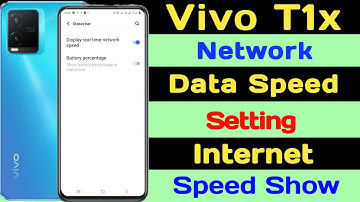 How to Vivo T1x Network Data Speed Setting ll Display Pe Data Speed Show Kaise Kare Vivo T1x