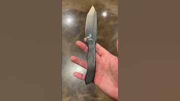 In the shop with the Microtech Knives Anax #knives #edc #knife #microtech