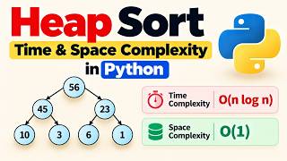34: Heap Sort Time & Space Complexity in Python