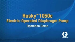 Husky 1050e EODD Pump - Operation Demo