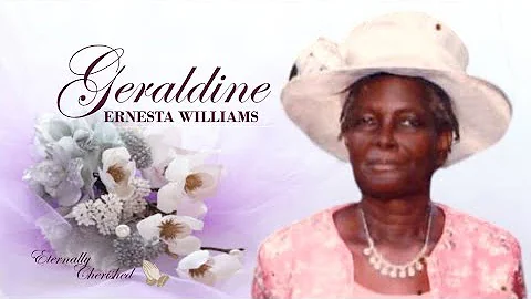 Geraldine Williams Service