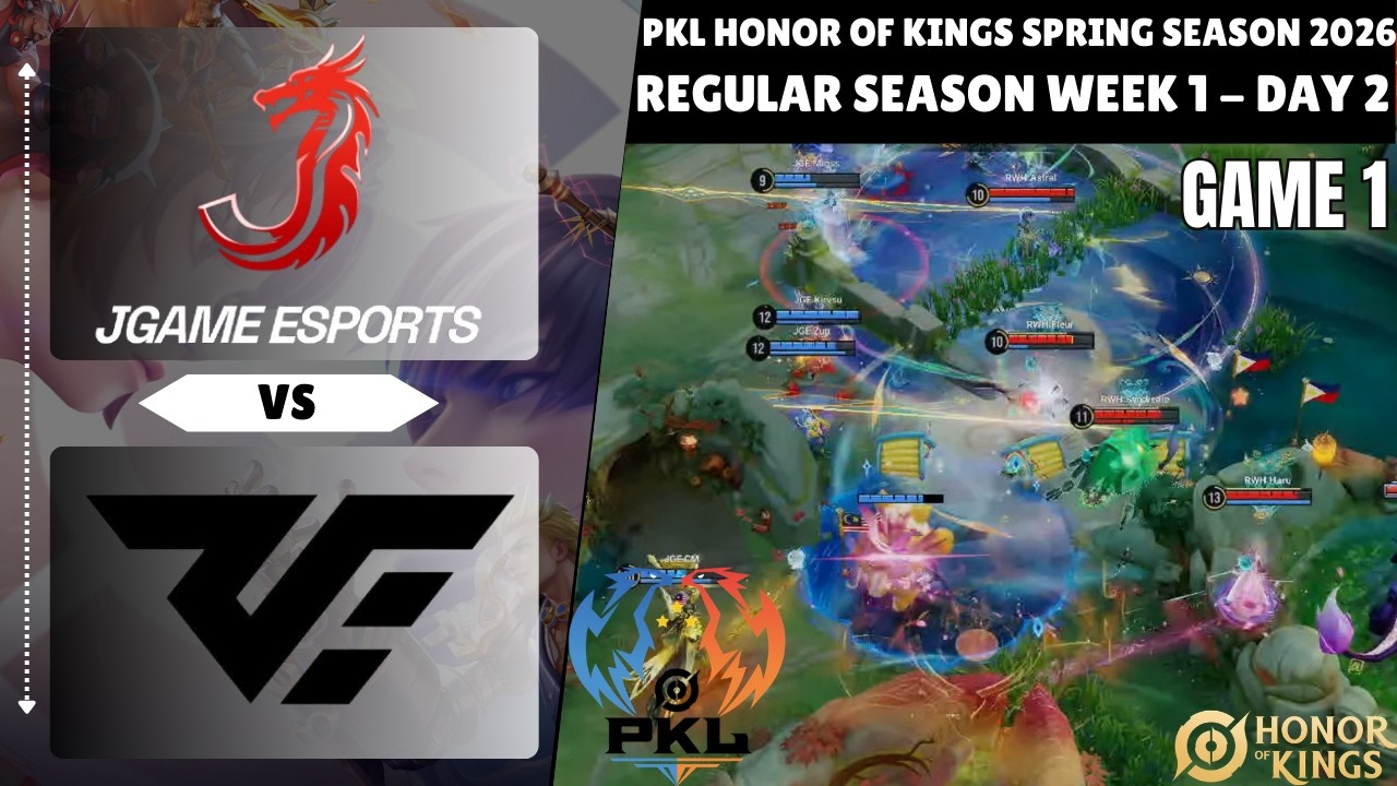 JGame vs RWE Hyve | GAME 1| HIGHLIGHTS | PKL HOK  Season 2026 | Regular Season Week 1 - Day 2