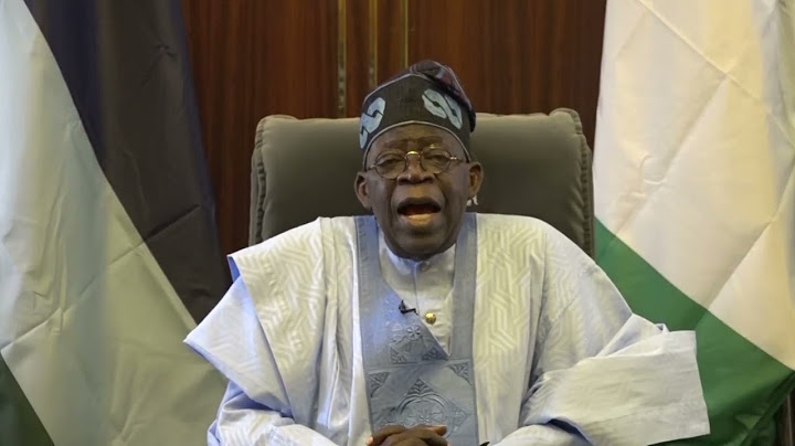 Full Speech Of President Bola Tinubu’s Address To Nigerians On Economic Challenges