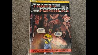 Transformers generation one issue 23 marvel uk comic complete collection. G1 exclusive artwork story