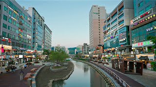 [4K HDR] Evening walk in Incheon Cheongna International City Tour Korea Ambience Sounds screenshot 5