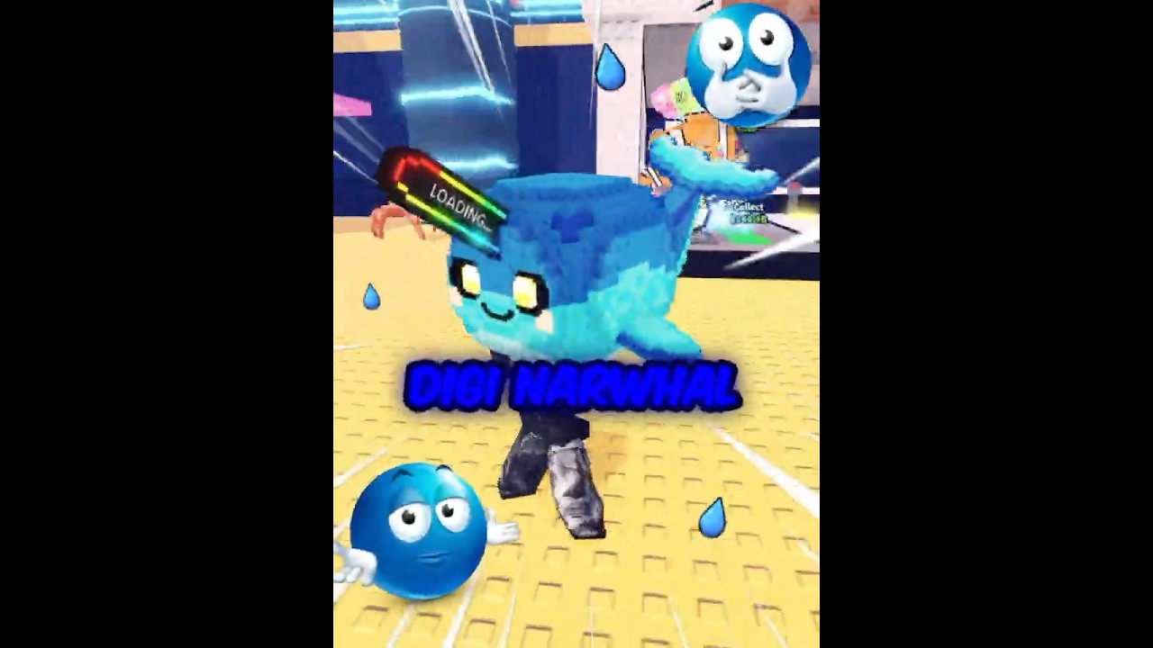 First EVER  To Craft *NEW* Digi Narwhal in CYBER Mutation...  #roblox #stealabrainrot