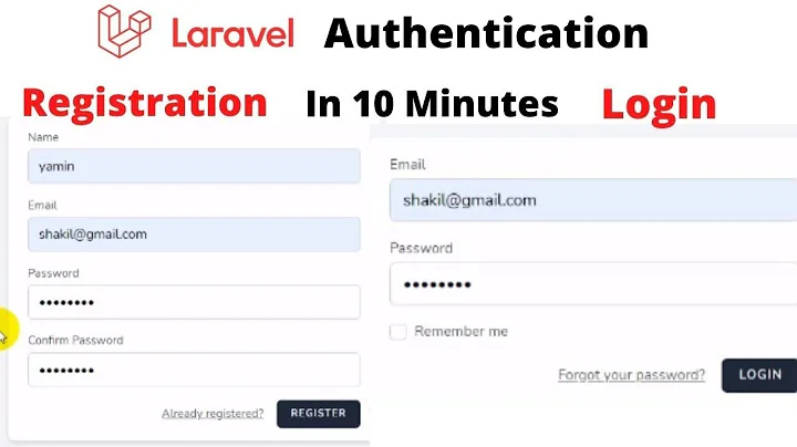 How To Make Login And Register System In Laravel Step By Step | Laravel Authentication Tutorial