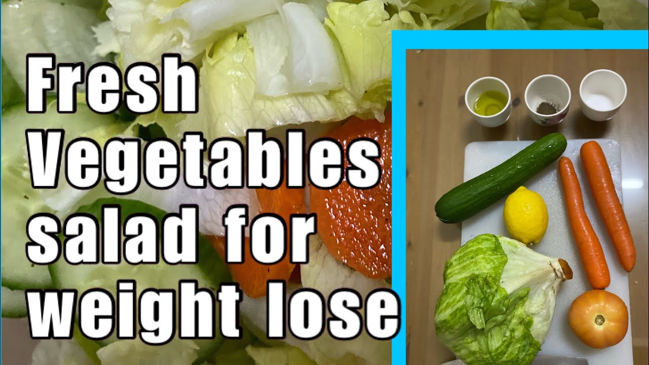 FRESH ICEBERG LETTUCE SALAD WITH CUCUMBER AND CARROT FOR WEIGHT LOSE/EASY RECIPE//SIMPLY JHO