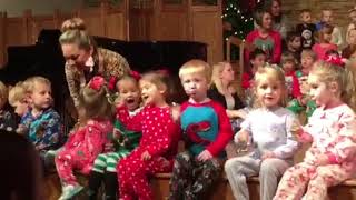 Ella’s 2 year old Christmas program at FBC CDC