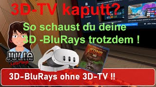 3D BluRays ohne 3D-TV schauen - Tutorial deutsch german