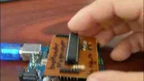how load booloader in blank uC (ATmega328P-PU) with Arduino board as ISP programmer