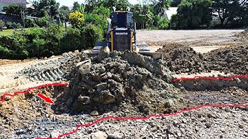  Best Bulldozer SHANTUI DH17c3 PrO Pushing Fill Making Foundation New Road Village&Dumping Truck Roc