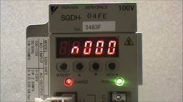 Yaskawa Sigma II Clearing Alarm History