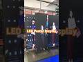 A thin, integrated poster LED screen, with a clean design, and easy mobility.