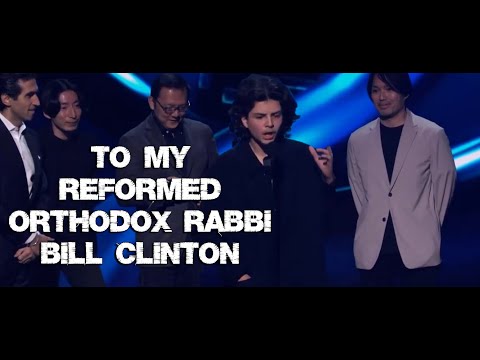 SCANDAL AT THE GAME AWARDS  2022 FULL CLIP - KID SAYS "To my reformed orthodox rabbi, Bill Clinton"