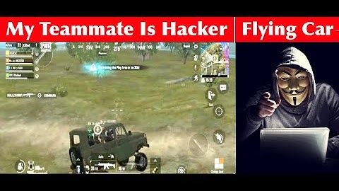 My Teammate is Hacker Flying Car Hack | Pubg Mobile Lite | Apple Gamer|