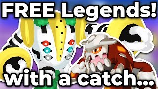 Free Legends Regigigas And Heatran Pokemon Ultra Sun And Moon Mystery Gift March Event