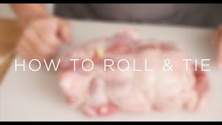 How to Roll and Tie #recipetips #lamb