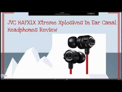 JVC HAFX1X Xtreme Xplosives review