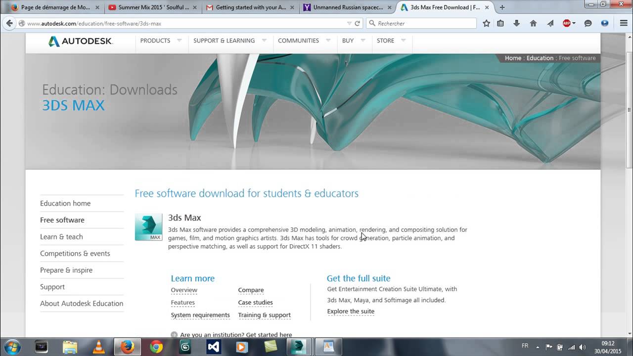 How to 3dsmax student version - YouTube
