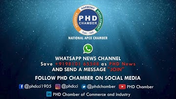 PHD Chamber organised a Webinar on Testing Protocols & Stability Studies of AYUSH Products