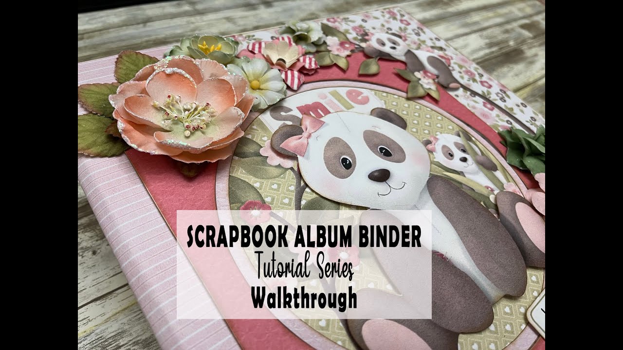 homemade 8x8 Scrapbook Album by Michelle