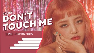 (G)I-DLE - DON'T TOUCH ME (Line Distribution) (Cover)