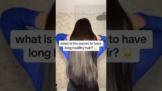 this is the secret to growing long heathy hair 🤩 | hair growth tips #youtubeshort #hair #hairgrowth