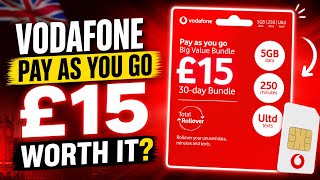 Vodafone UK £15 SIM EXPOSED 😳 Don’t Buy Before Watching This!