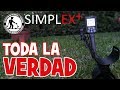 Detector de metales Simplex en español, Ideal para buscar tesoros Colombia