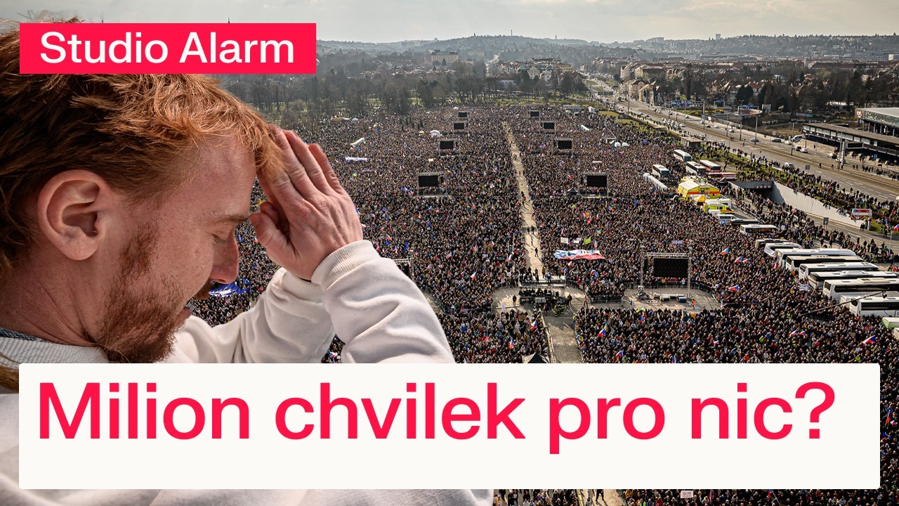 Letná. Výhra Milionu chvilek, nebo vágní demonstrace pro dobrý pocit? | Studio Alarm