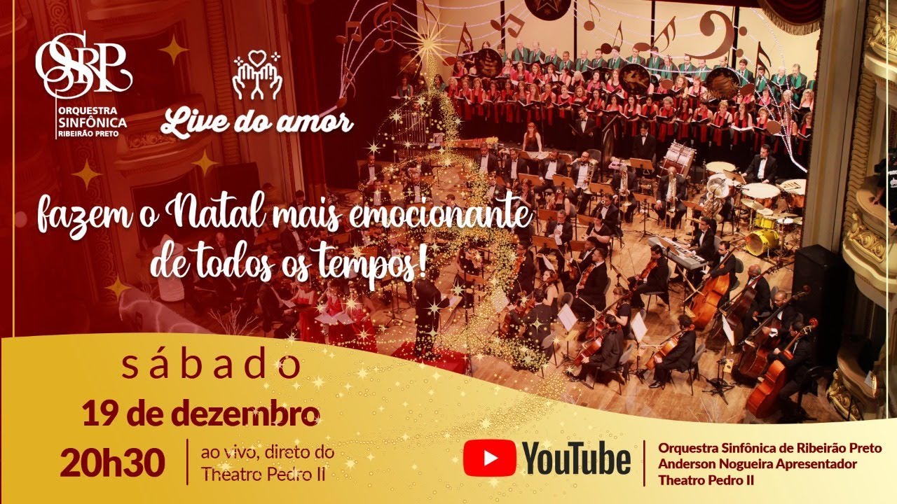 Espetáculo de Natal - Orquestra Sinfônica e Live do Amor