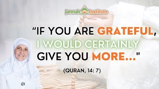 MUST WATCH! The Importance of Gratitude | Islamic Teachings | Dr. Haifaa Younis