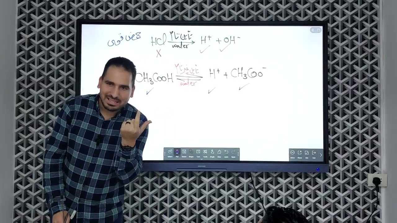 شرح الباب الثالث - الاتزان الأيوني - الحصة الثالثة - الصف الثالث الثانوي ٢٠٢٦