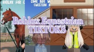 🍄ROBLOX EQUESTRIAN TIKTOKS🍂 || Not Mine🐴 || #roblox #tiktok #viral