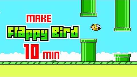 Making flappy bird in Unity 2020 [10 minutes timelaps]