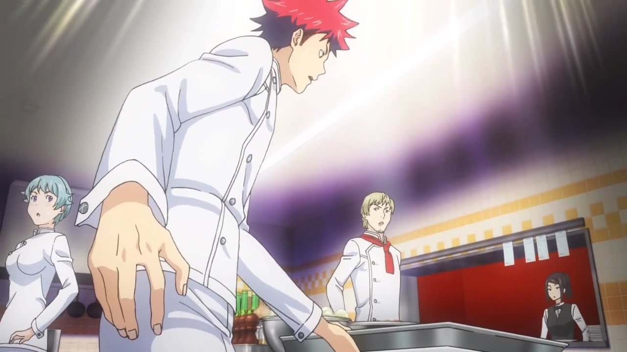 Food Wars! The Fourth Plate || 創真はレストランで働き始めるが、激務のせいでフランス料理の腕が鈍いことが露呈し、将来が危ぶまれる。|| 食戟のソーマ 神ノ皿【最高の瞬間】
