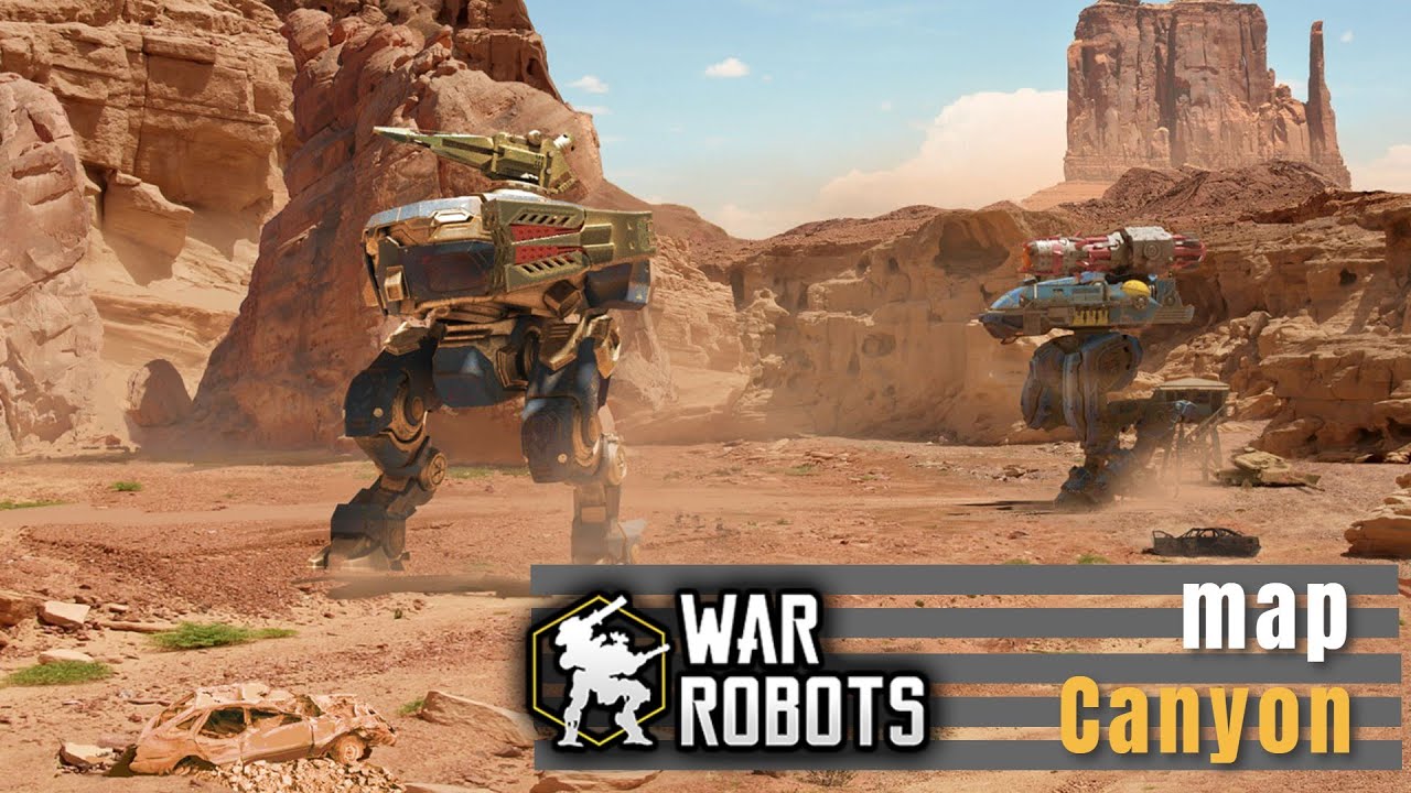 War Robots - fast victory team | map Canyon